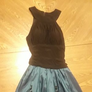 Black and Blue Cocktail or Prom Dress Size S